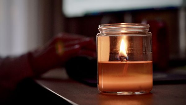 Calming Candle during the work day thumbnail