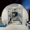 An artist’s rendering of the upcoming “At Home in Space” exhibition