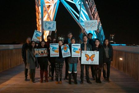 Dream Action Oklahoma (DAOK) vigil at Scissortail Bridge in 2018. (DAOK)