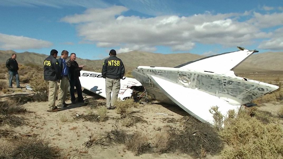 SpaceShipTwo wreckage