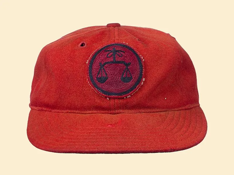 Louis Vuitton red League Baseball Cap