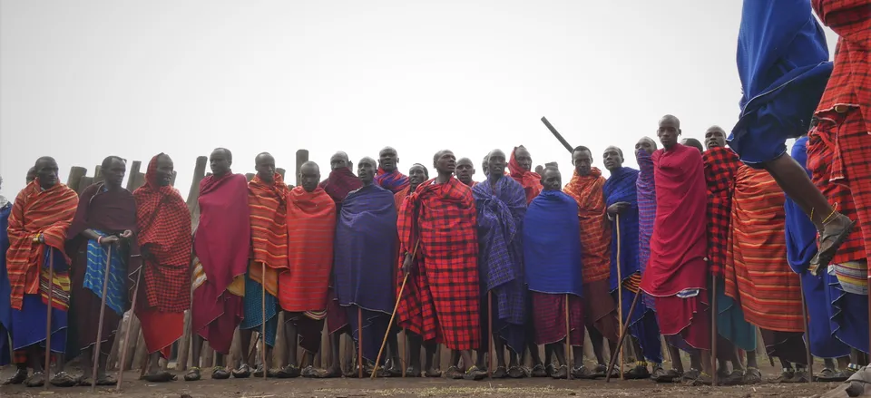  Traditional Maasai dance. 