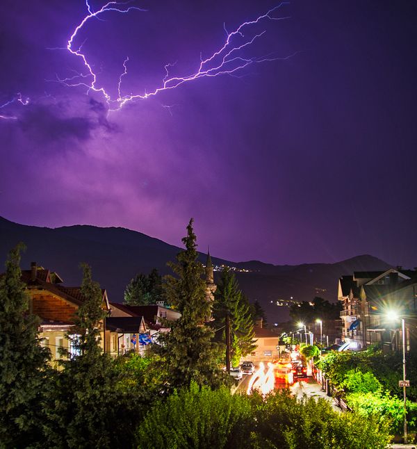 Storm over my city, Ohrid thumbnail