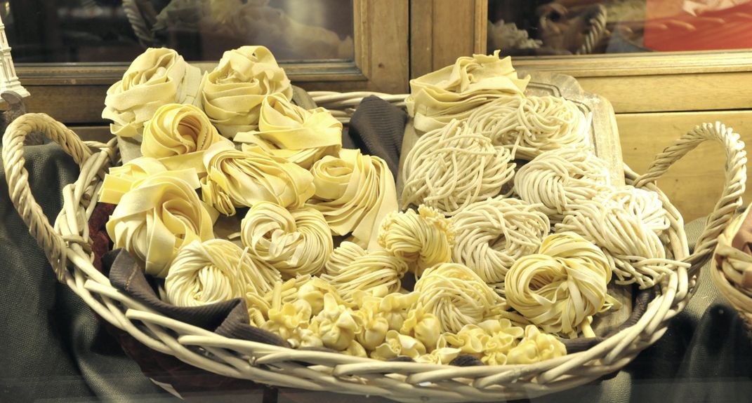 Freshly made pasta