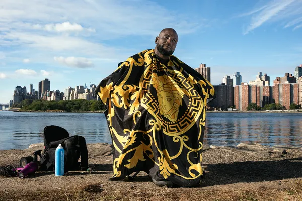 Kings Without Land - Asylum Seeker Outside NYC Shelter thumbnail