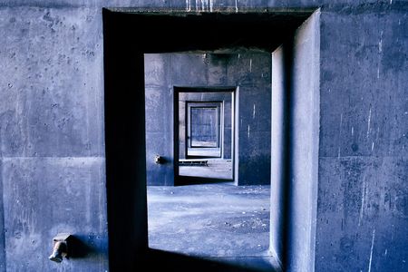 Catacombs, 1998. NASA couldn’t have sent men to the moon without first firing the Apollo Saturn V F-1 engine on this test stand at Edwards Air Force Base in California.