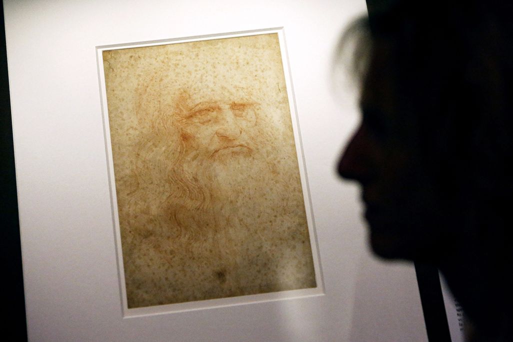 A self-portrait of Leonardo Da Vinci