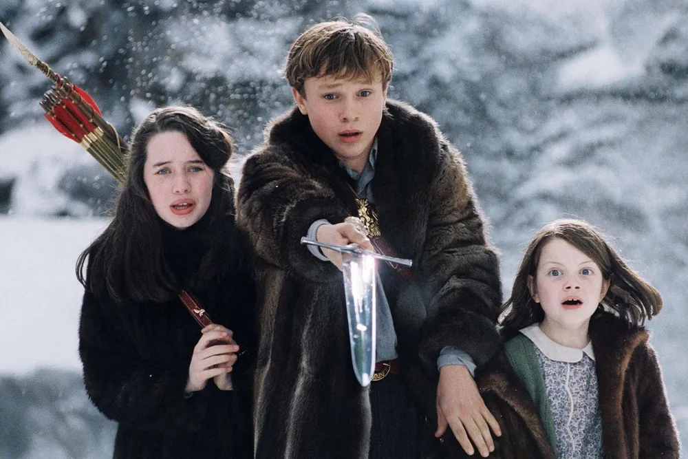 A still from the 2005 film adaptation of "The Lion, the Witch and the Wardrobe"