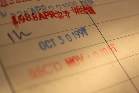 If your book has a stamp like this, it's probably way overdue. 