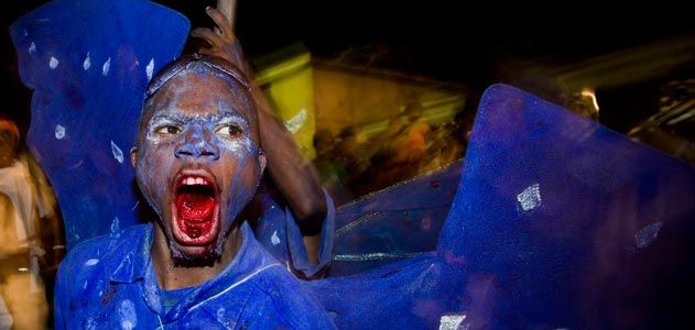 Blue devils at Carnival