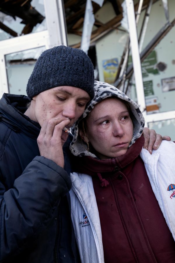 Couple surviving missile attack. thumbnail
