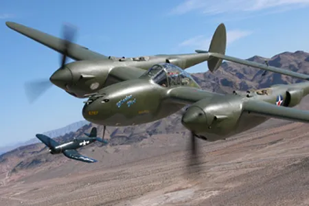 "Glacier Girl" at the Nellis AFB Airshow, November 2006.