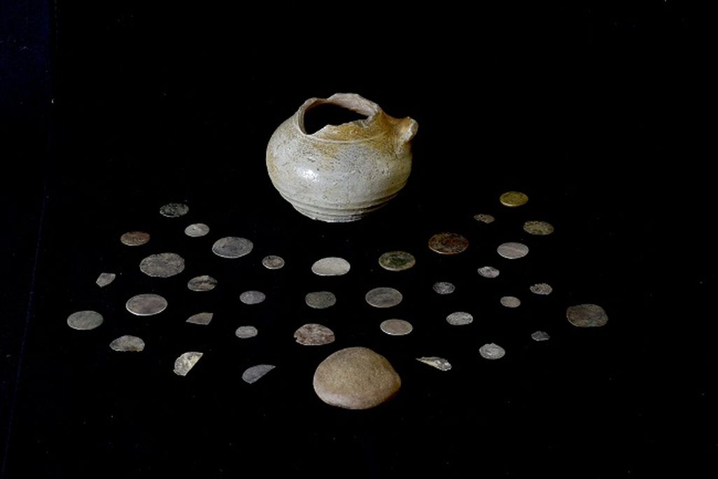The trove of coins