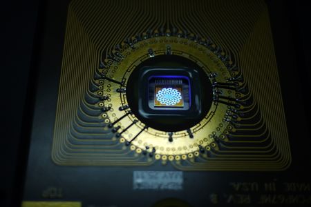 An image projection from a QPI chip.