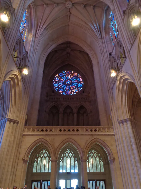 Rose window, National Cathedral, Washington, DC thumbnail