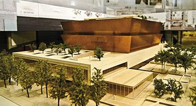 The National Museum of African American History and Culture (concept model) will "sing for all of us."