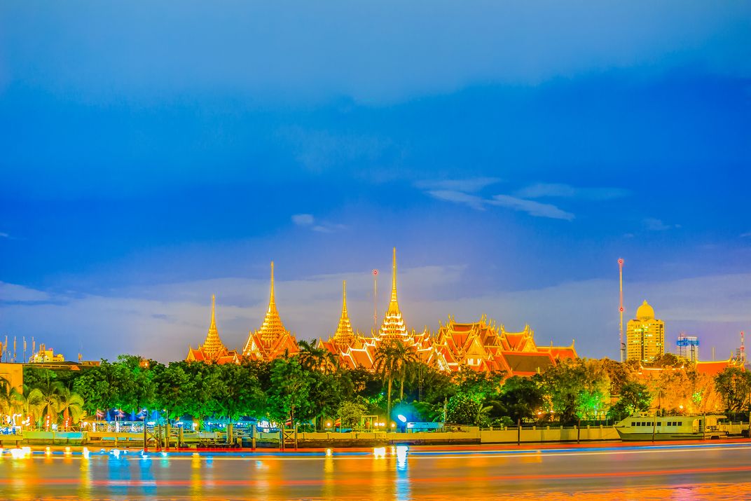 The Grand Palace and the Chao Phraya River, Bangkok