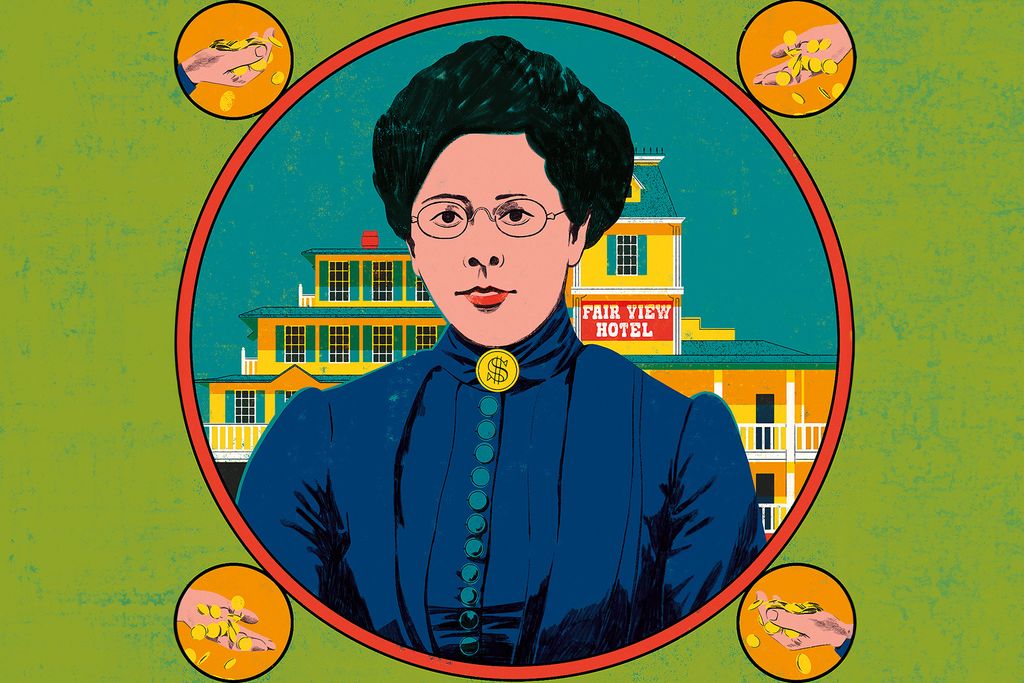 a colorful illustration of a woman