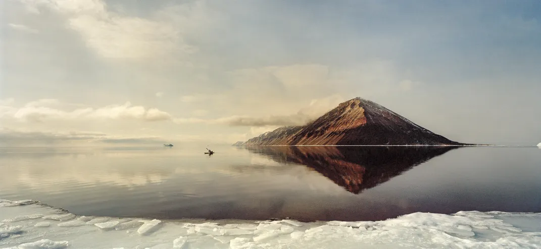 kayaker in Baffin Bay