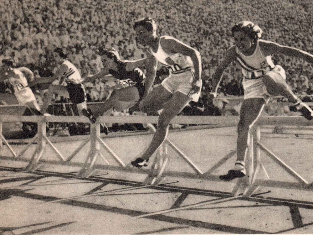 Babe Didrickson 80-meter hurdle