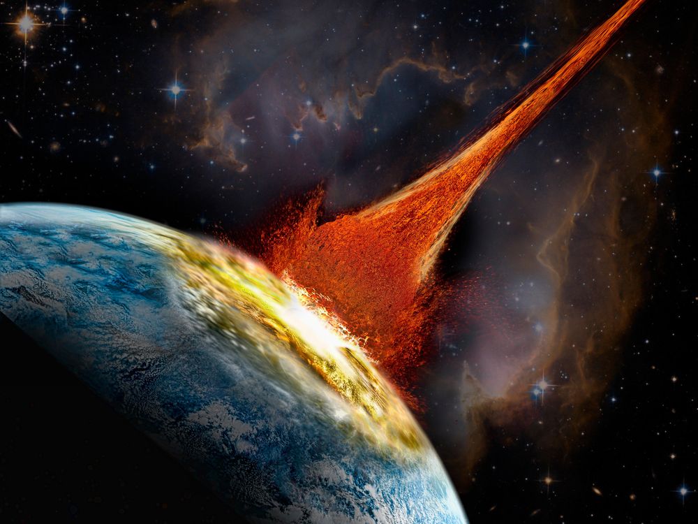 asteroid impact illo.