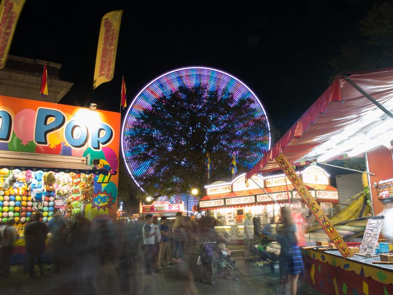 Ferris wheel at Fall Festival, Evansville, IN Smithsonian Photo