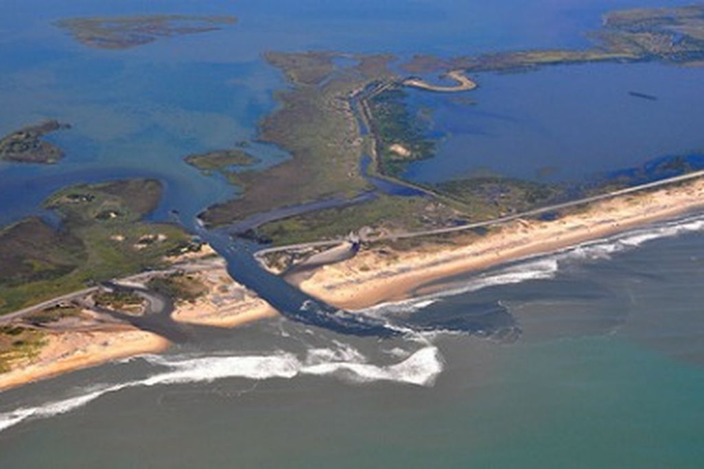 Irene created a new channel across a North Carolina barrier island