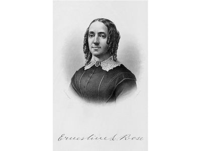 Ernestine Rose championed abolition and women's rights in her adopted land.