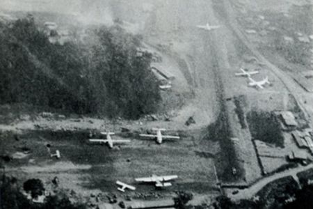 During the Vietnam War the air base at Long Tieng was a hub of Air America, Air commando, and Raven forard air control operations.