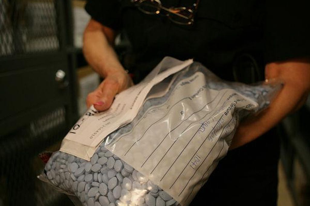 Bulk bag of counterfeit Viagra