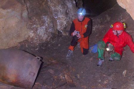 6,000-year-old wine storage jars found in a Sicilian cave.