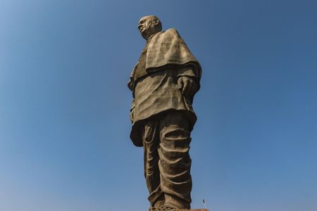 'Statue of Unity" presently holds the record for world's tallest statue with a towering height of nearly 600 feet.

