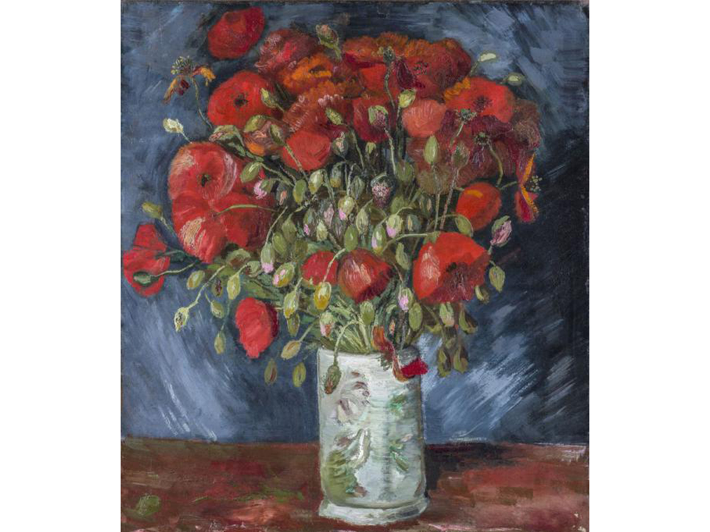 Vase with Poppies