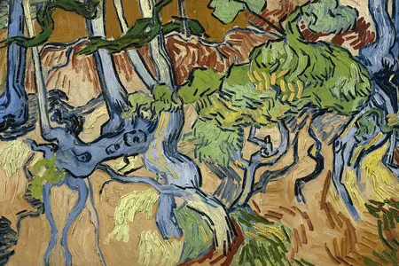 Vincent van Gogh, "Tree Roots," 1890