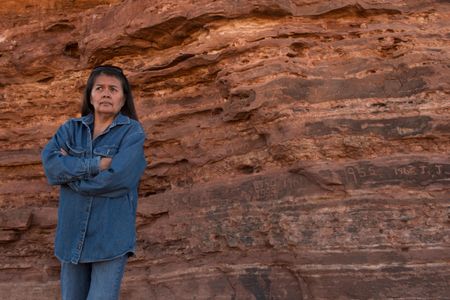 Navajo activist Delores Wilson opposes development on land she holds sacred: “You don’t want to anger the Holy Beings there.”