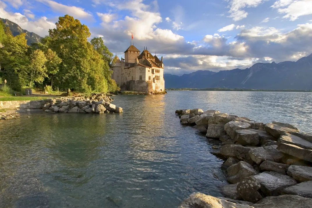 The Château de Chillon, on Lake Geneva