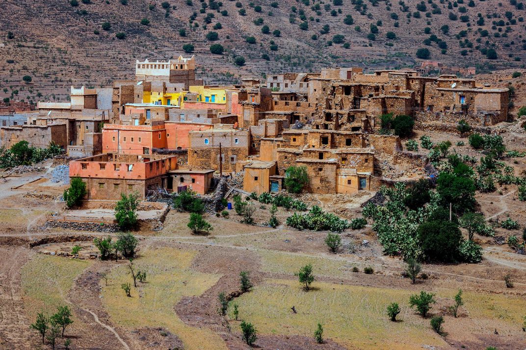 Berber village in the Atlas Mountains