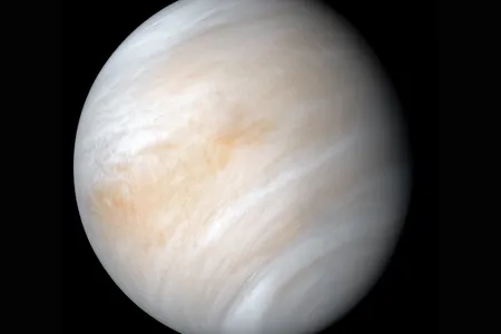 NASA&rsquo;s Mariner 10 spacecraft captured this view of Venus. The world has blistering surface temperatures, crushing atmospheric pressure and clouds of corrosive acid.