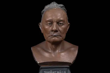 Ken Gonzales-Day’s photograph of the Portrait of Shonke Mon-thi^ now resides in the collections of the Smithsonian's National Portrait Gallery. 