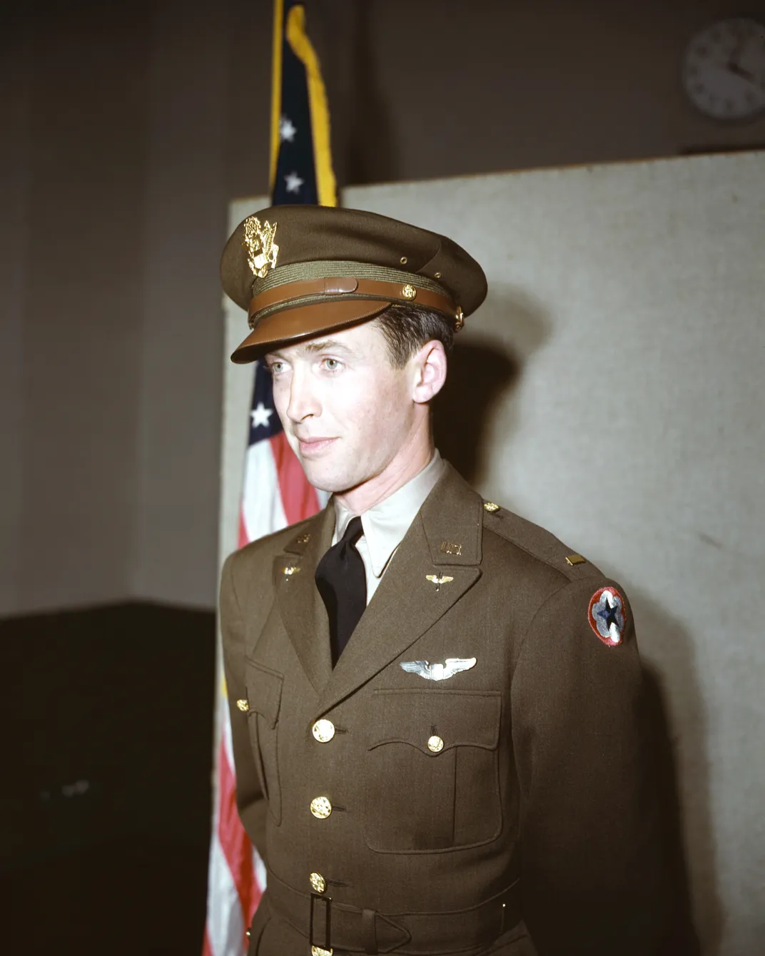 James Stewart in a United States Army Air Corps uniform, circa 1942