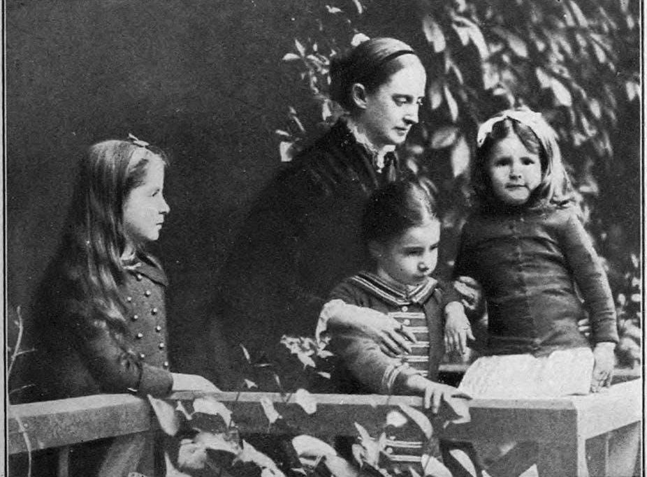 The wife and daughters of Mark Twain