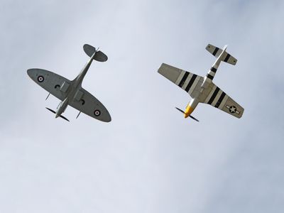 Supermarine Spitfire and North American P-51