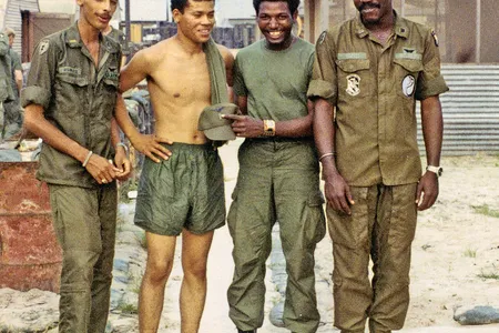 Helicopter pilots Clyde Romero, James Casher, Eldridge Johnson, and Bob Farris provided aerial support in 1971 for Operation Lam Son 719.