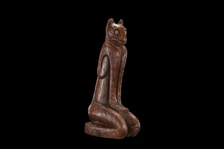 The Key Marco Cat was unearthed at Marco Island off Florida’s southwestern shore in the late 19th century.