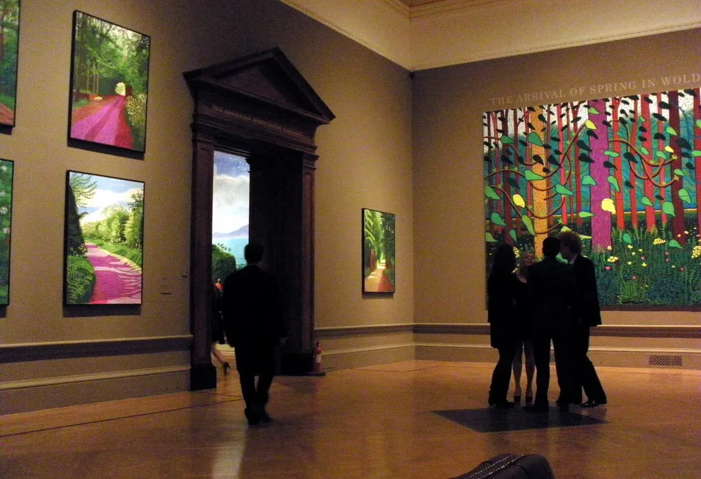 David Hockney exhibition at the Royal Academy of Arts in London
