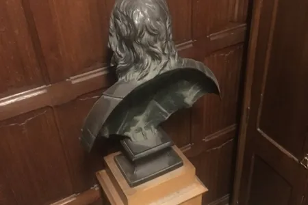 Cromwell is a divisive figure alternately remembered as a  heroic leader and a ruthless war criminal
