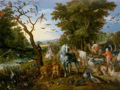 The Entry of the Animals into Noah’s Ark, Jan Brueghel the Elder.