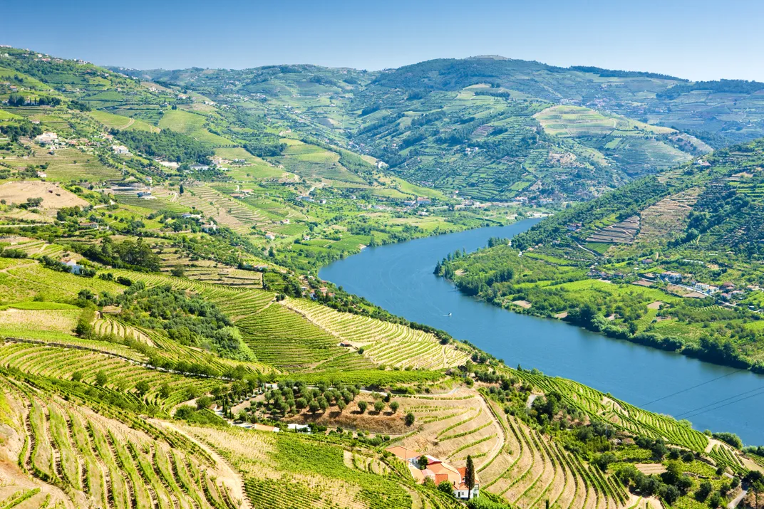 The scenic Douro River valley