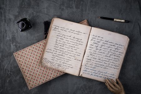 A still life of Renia Spiegel’s diary