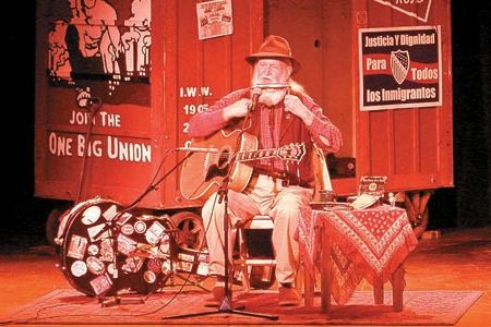 U. Utah Phillips was known for his blend of song and storytelling.